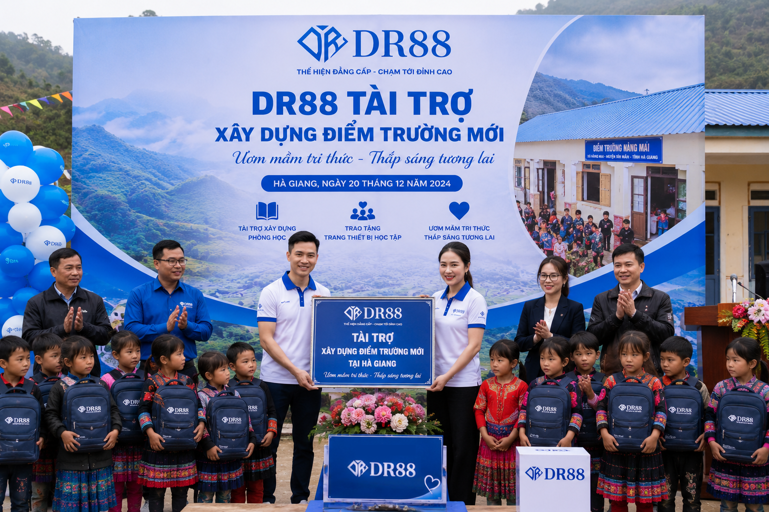 Tài trợ xây trường